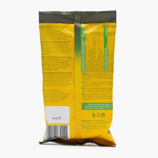 Semințe floarea-soarelui negre, fără sare 100g