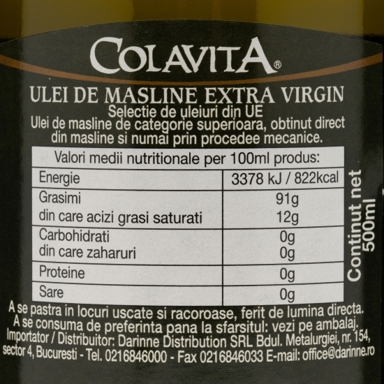Ulei de măsline extravirgin 0.5l