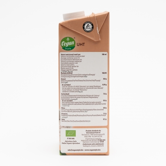 Băutură vegetală eco din orez și migdale 1l