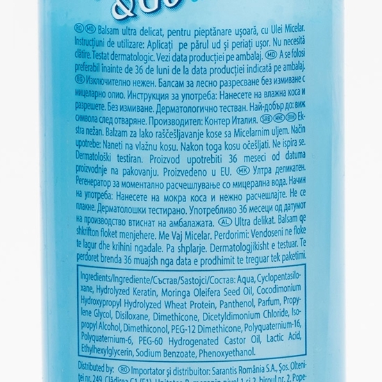 Balsam de păr cu ulei micelar Ultra Delicate 200ml 