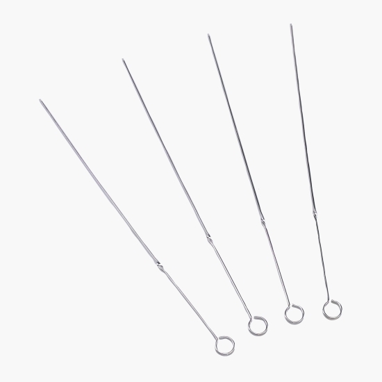 Set 4 țepușe INOX SS430, 38 cm