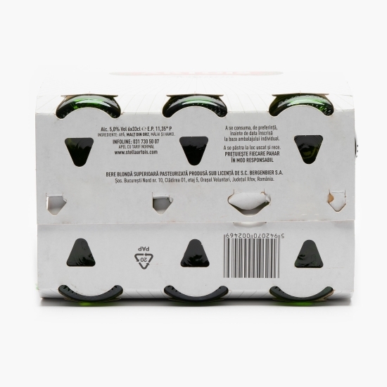 Bere blondă sticlă 6x0.33l
