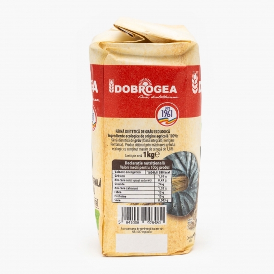 Făină integrală (dietetică) de grâu eco 1kg