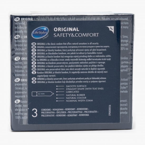 Prezervative Original Safety & Comfort 3 buc