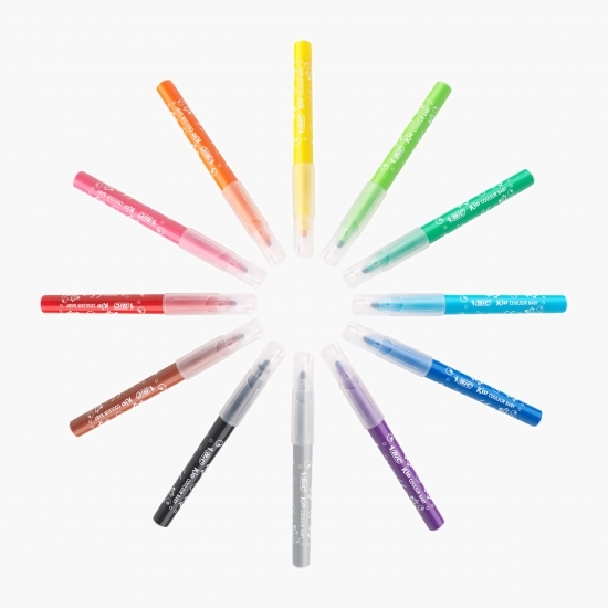 Markere colorate ultralavabile Baby 12 buc