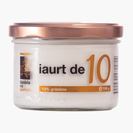 Iaurt de 10, 10% grăsime, 190g