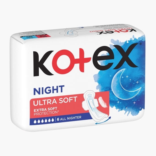 Tampoane absorbante Ultra Soft Night 6 buc