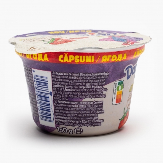 Iaurt cu căpșuni 150g