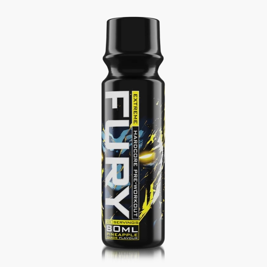 Shot pre-antrenament Fury Extreme Pineapple Chaos 80ml, 2 porții