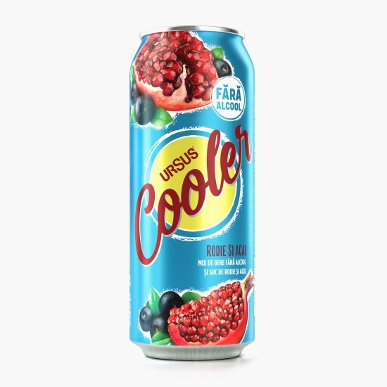 Bere blondă fără alcool rodie și acai 0.5l