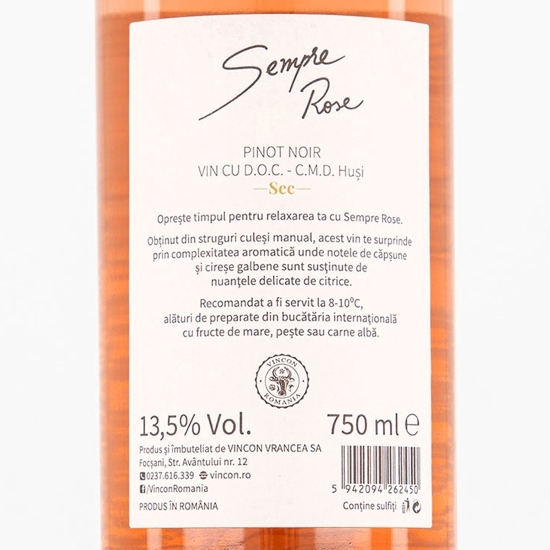 Vin rose sec Pinot Noir 0.75l