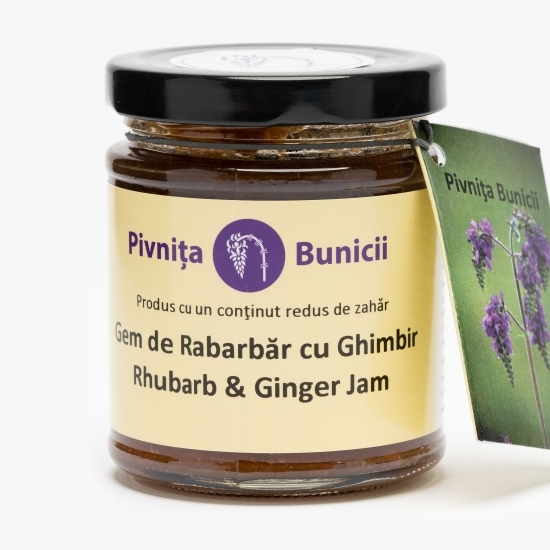 Gem de rabarbăr cu ghimbir 190g