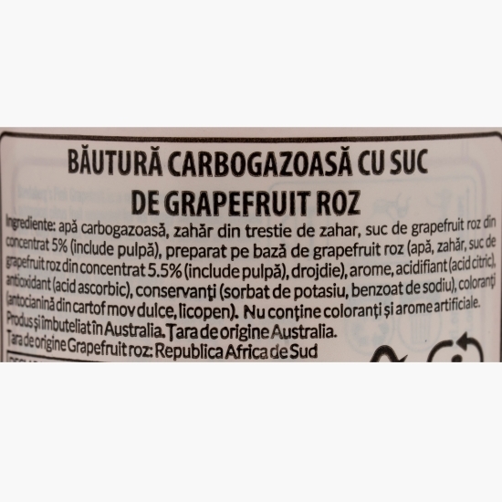 Băutură carbogazoasă grepfrut 0.375l