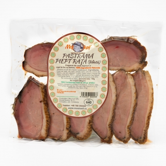 Pastramă piept rață 100g