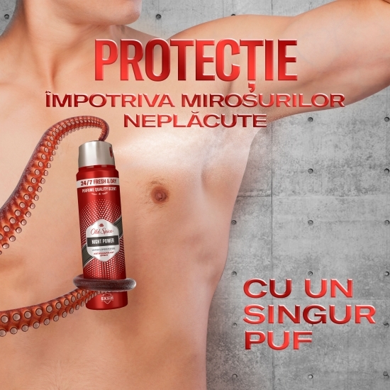 Spray antiperspirant Night Power, 150ml