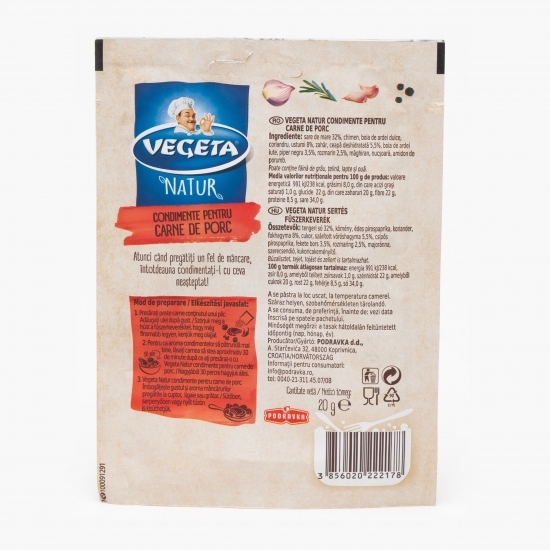 Condimente pentru carne de porc 20g