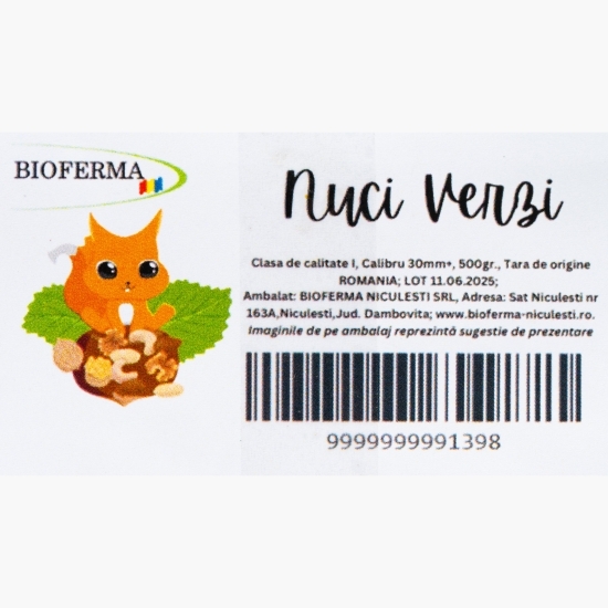 Nuci verzi pentru dulceață România 500g