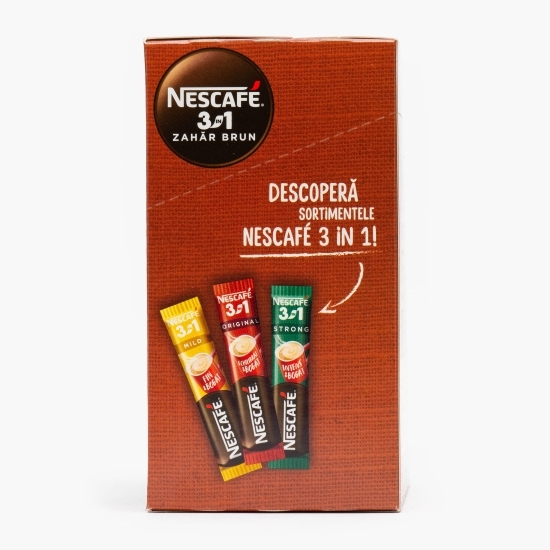 Mix de cafea instant 3în1 zahăr brun plicuri, 24x 16.5g