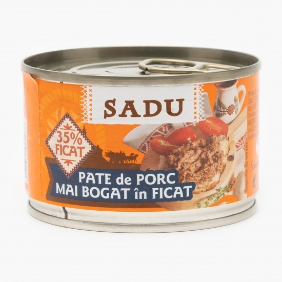 Pate de porc mai bogat în ficat 170g