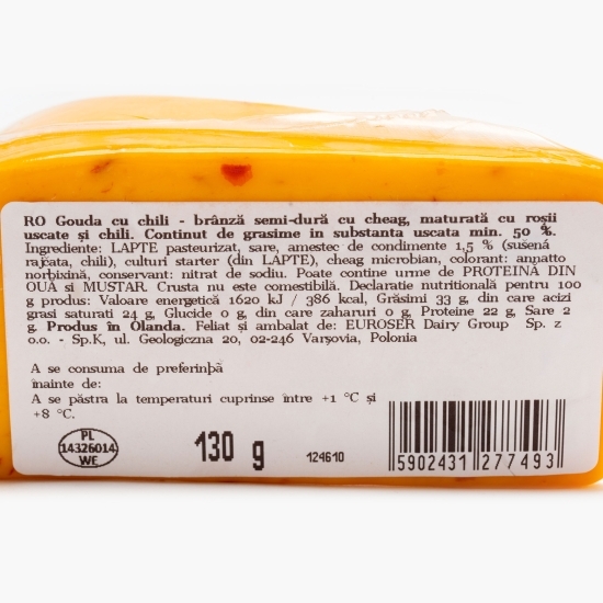 Gouda cu chili 130g