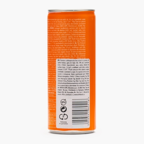 Băutură carbogazoasă cu aromă, Italian Spritz 0.0% alc. 0.25l