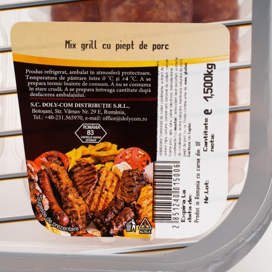 Mix piept, mici, cârnați 1.5kg 