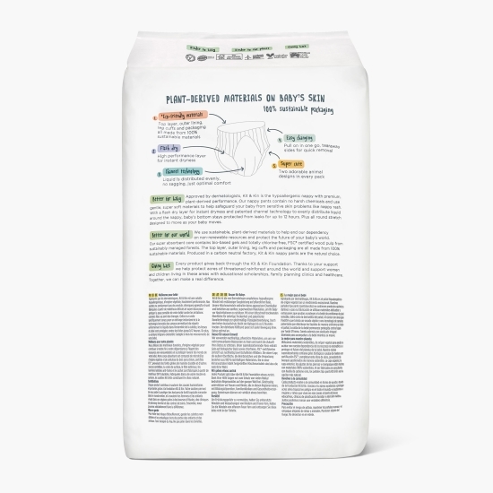 Scutece chiloțel eco, mărimea 4, 9-15kg, 22 buc