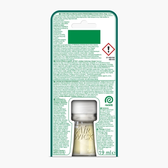 Rezevă odorizant electric de cameră Eucalipt & Lemn de cedru 19ml