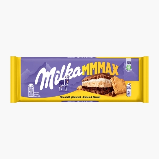 Ciocolată cu biscuit Mmmax 300g