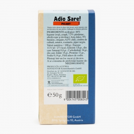 Amestec de mirodenii picant eco „Adio sare!” 50g