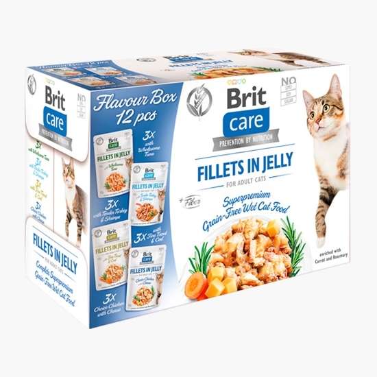 Pachet mix hrană umedă pentru pisici adulte, 12x85g