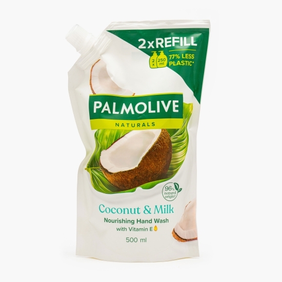 Rezervă săpun lichid Naturals Coconut&Milk 500ml