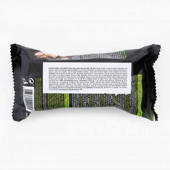 Baton sport cu aromă de alune și ciocolată 3x55g