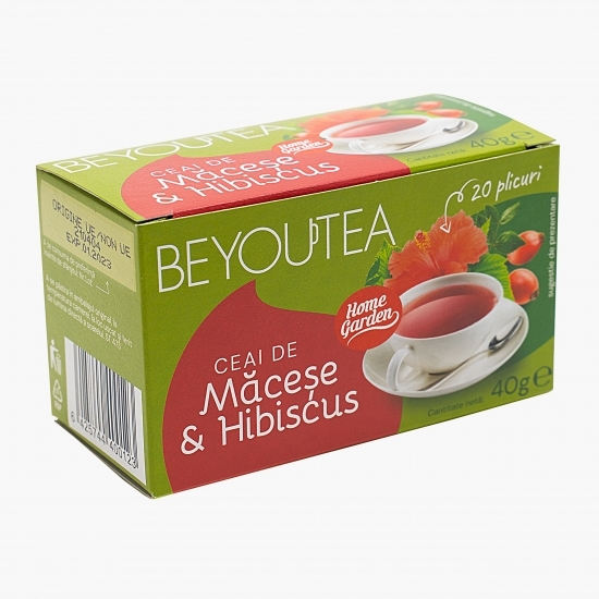 Ceai de măceșe și hibiscus 20 plicuri