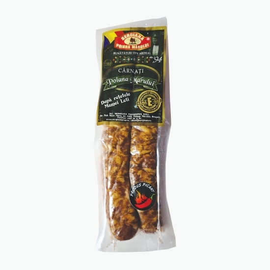 Cârnați porc picanți Poiana Mărului 300g