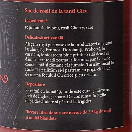 Suc de roșii Mama Sucului de Roșii 500g