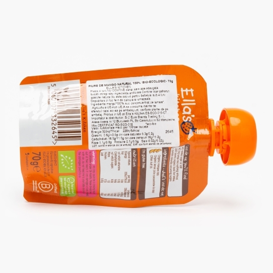 Piure ecologic de mango, +4 luni, 70g
