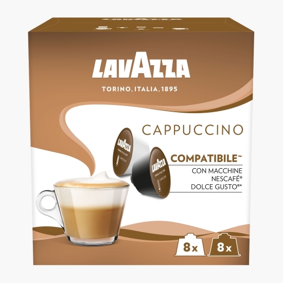 Cappuccino, 16 băuturi, capsule cafea compatibile Dolce Gusto