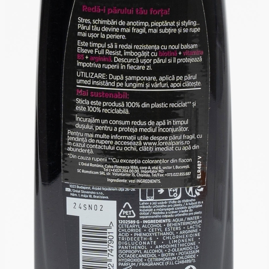 Balsam descurcare fără rupere, Full Resist, 400ml
