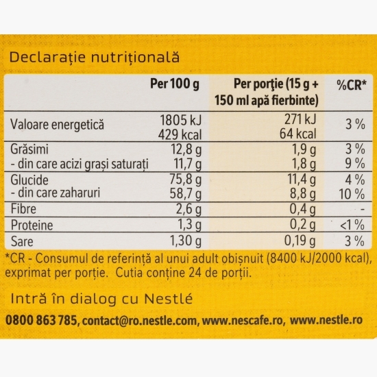 Mix de cafea instant 3în1 Mild plicuri, 24x15g