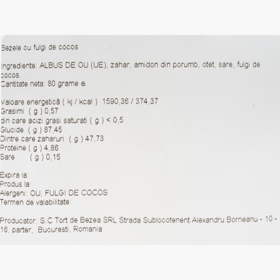 Bezele cu cocos 80g