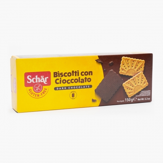 Biscuiți cu ciocolată fără gluten 150g 