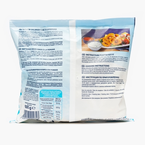 Inele calamar pane 500g