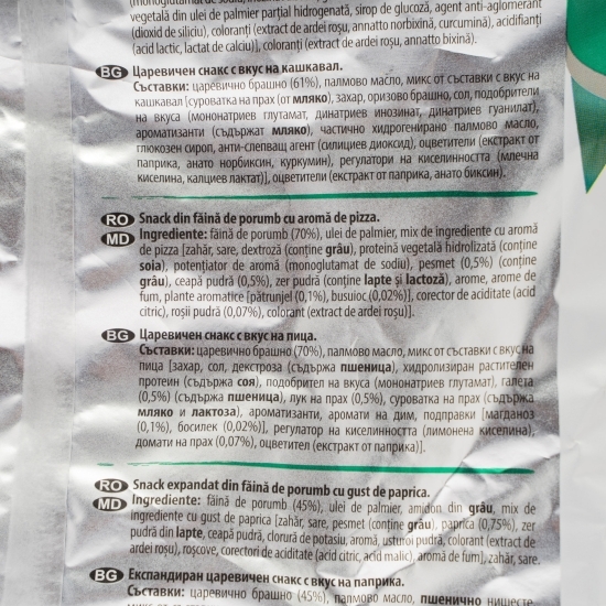 Snacks mix verde 90g