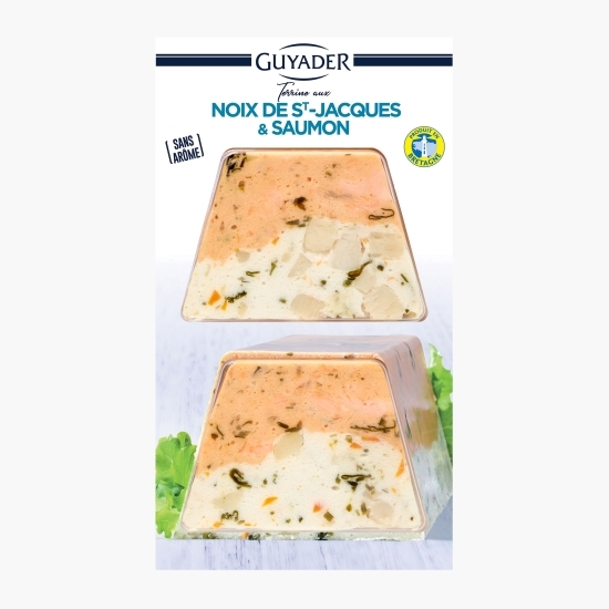 Terină somon și St. Jacques 2x60g