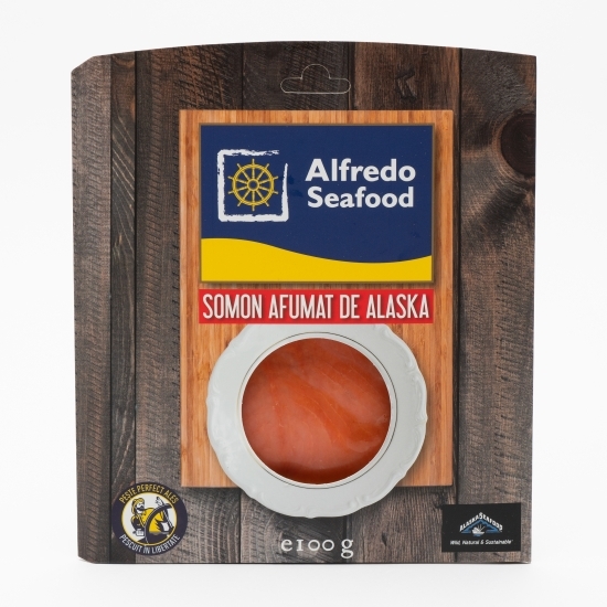 Somon afumat de Alaska feliat 100g