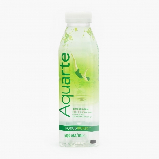 Apă funcțională cu extract de ginseng și gust de măr 0.5l