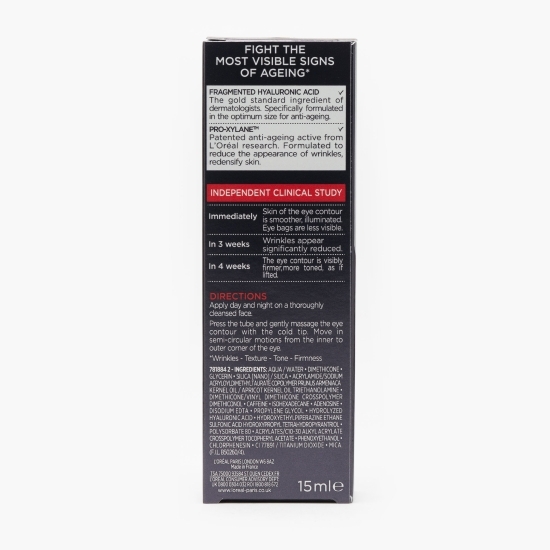 Cremă antirid pentru ochi Revitalift Laser Renew, 15ml