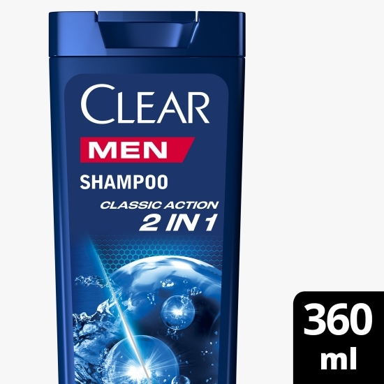 Șampon antimătreață pentru bărbați Classic Action 2în1 360ml