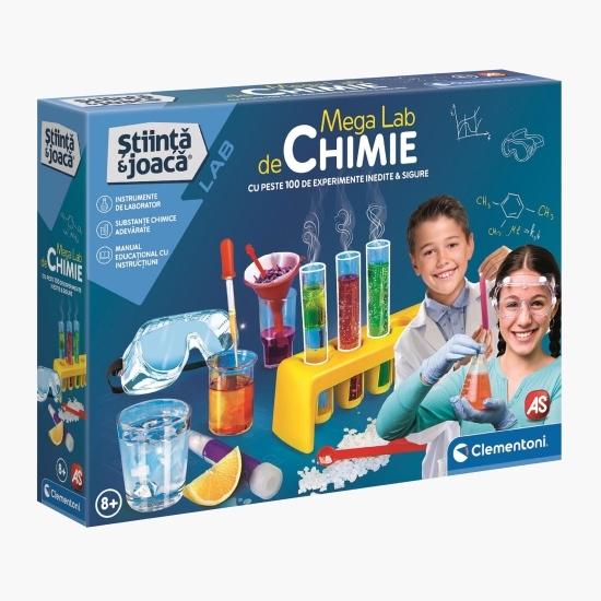 Știință & Joacă-Mega lab de chimie 8+ ani